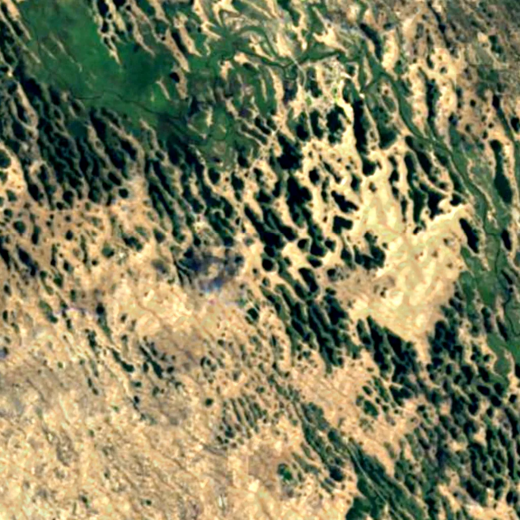 Taukum vu d'en haut (Sentinel-2)
