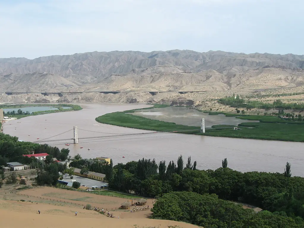 沙坡头, Shapotou, Tengger Desert - panoramio (1)
