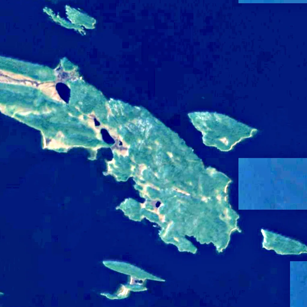 Toposero von oben gesehen (Sentinel-2)