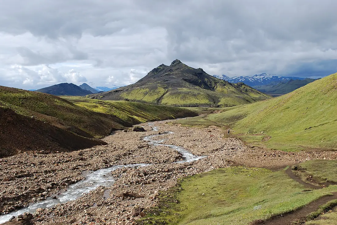 Landscape during Laugavegur hiking trail 2-CA reduced
