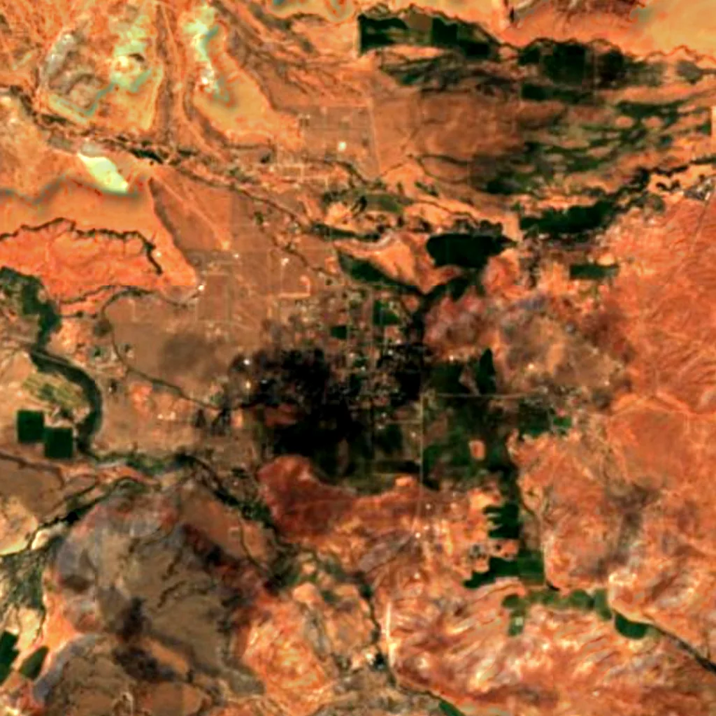 Torrey visto dall'alto (Sentinel-2)