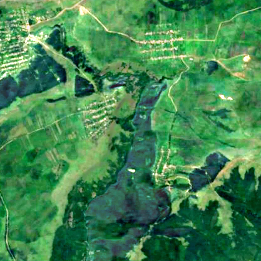 Tsalka-Canyon von oben gesehen (Sentinel-2)