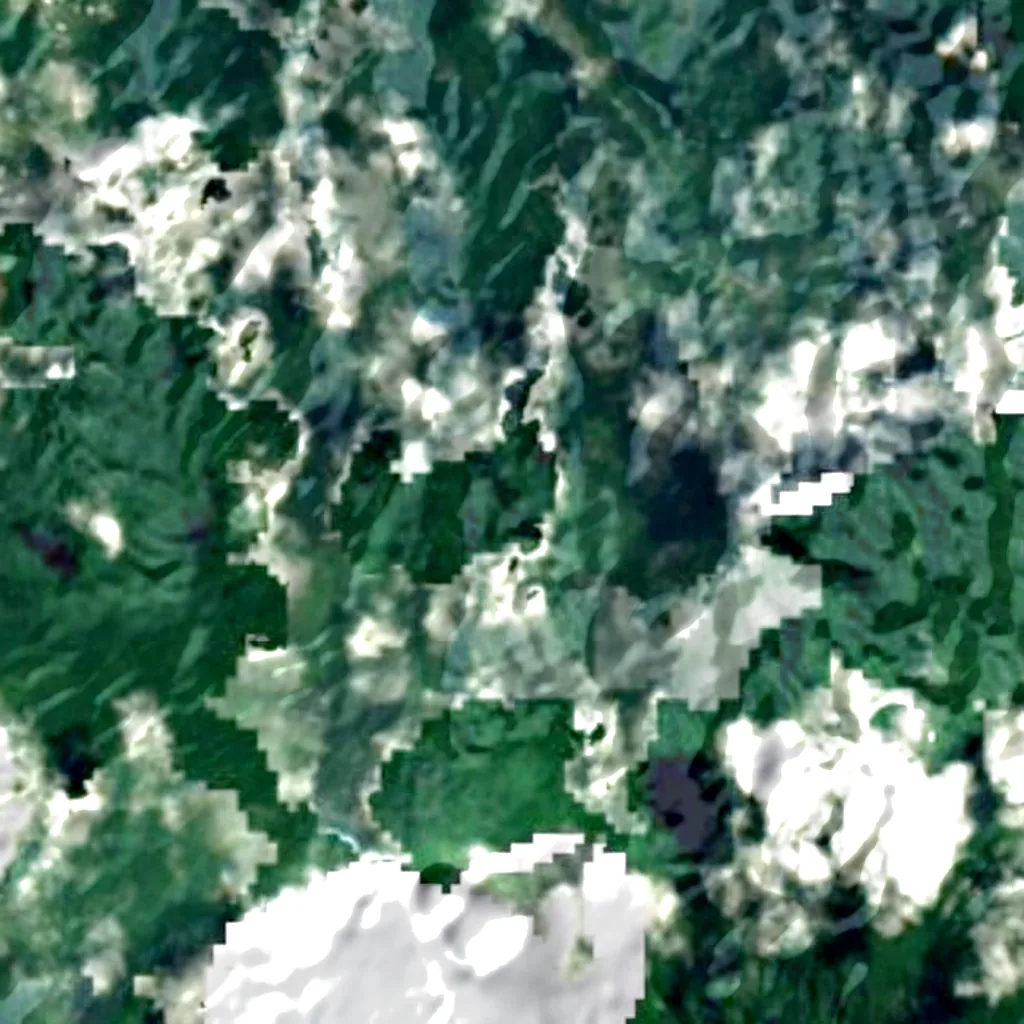 Upolu von oben gesehen (Sentinel-2)