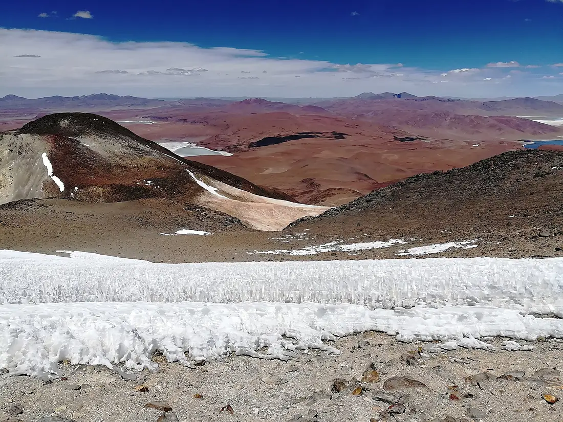 Vista desde el volcan Uturuncu