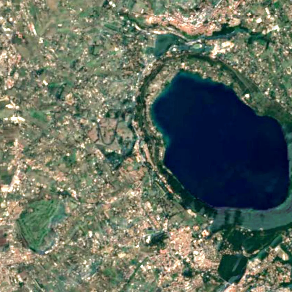Specola Vaticana visto dall'alto (Sentinel-2)