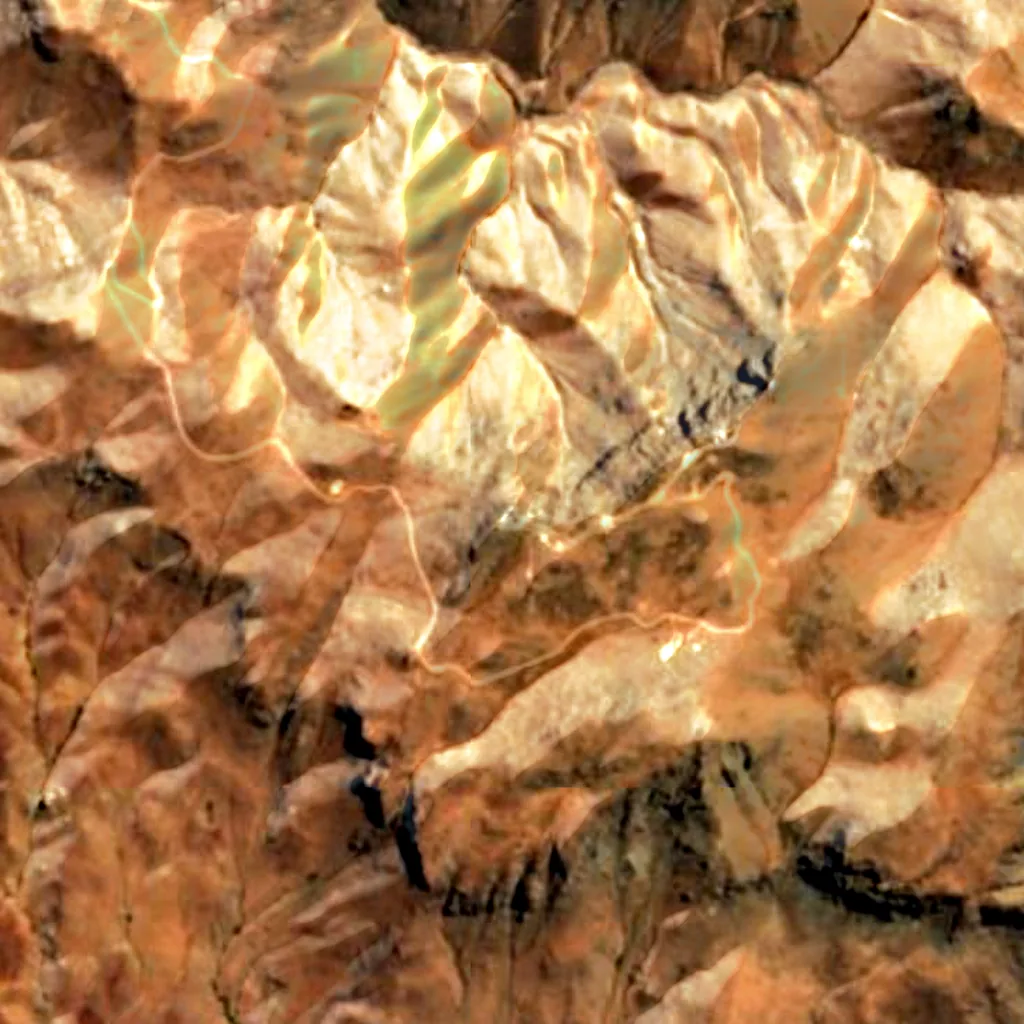 Vera C. Rubin Observatory seen from above (Sentinel-2)