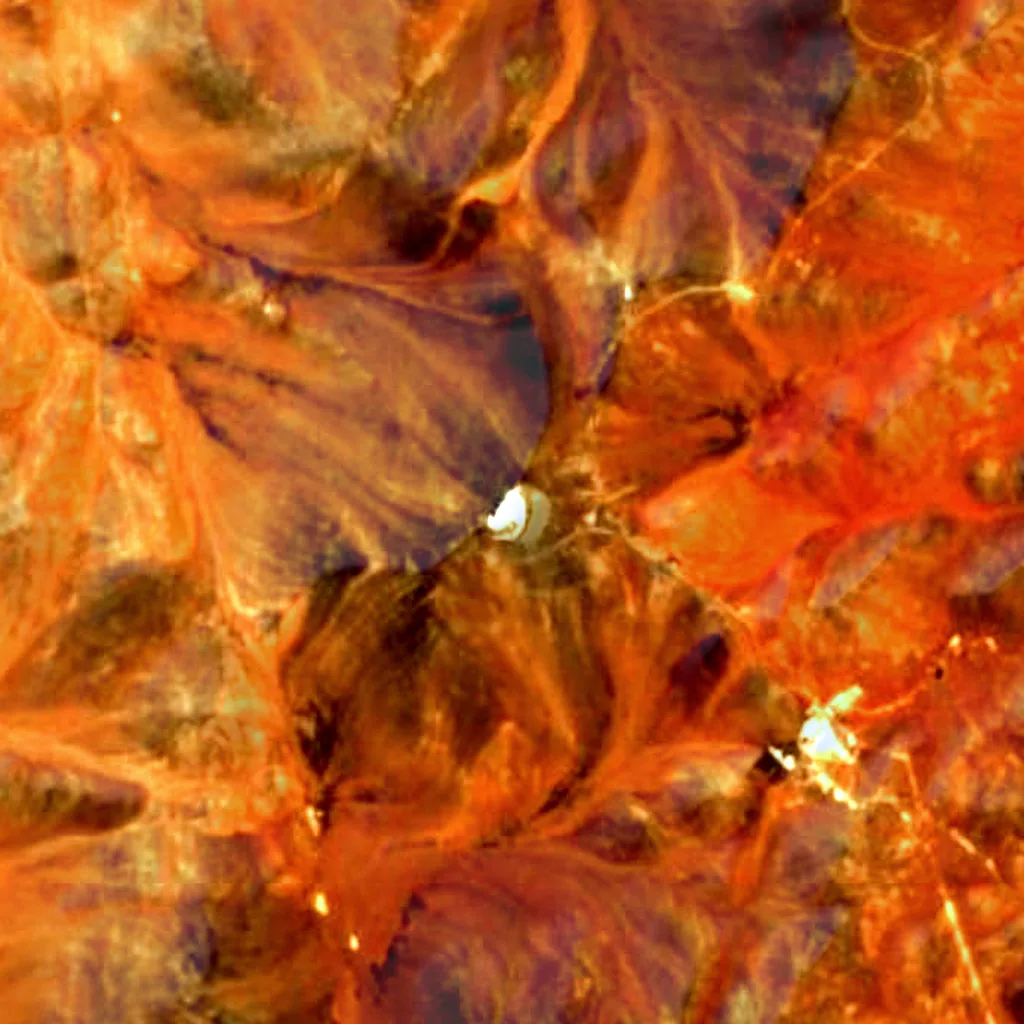 Very Large Telescope visto dall'alto (Sentinel-2)