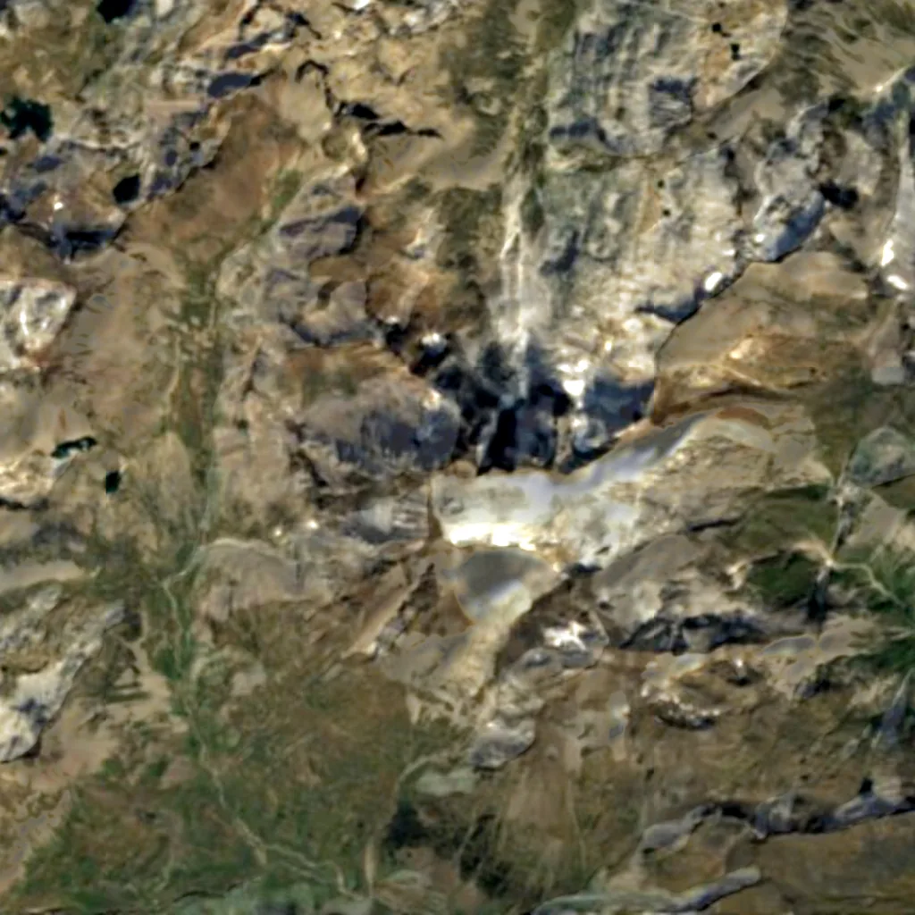 Vignemale visto de cima (Sentinel-2)