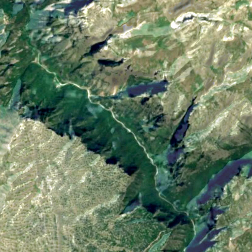 Vikos-Schlucht von oben gesehen (Sentinel-2)