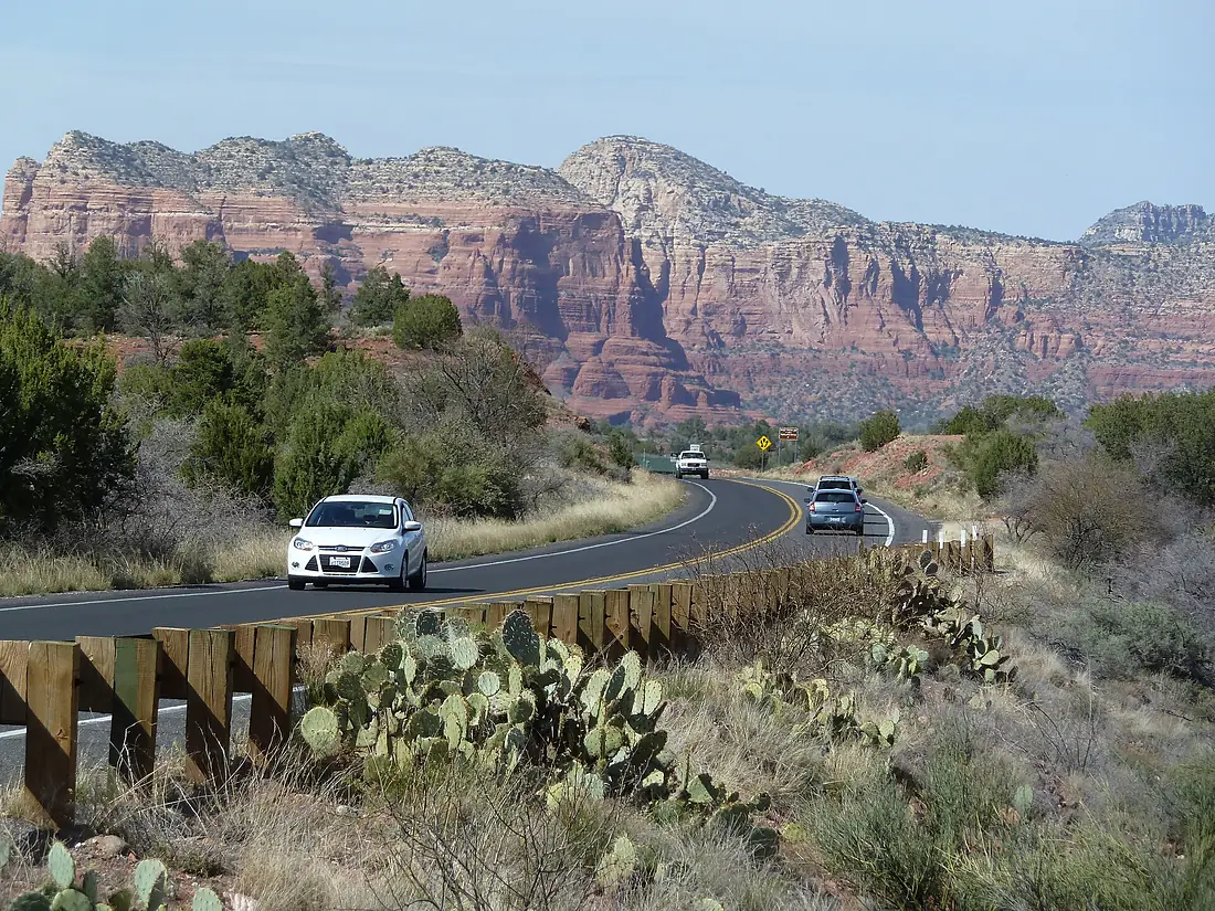 Near Oak Creek Village, AZ, View N State Route 179, 2012 - panoramio