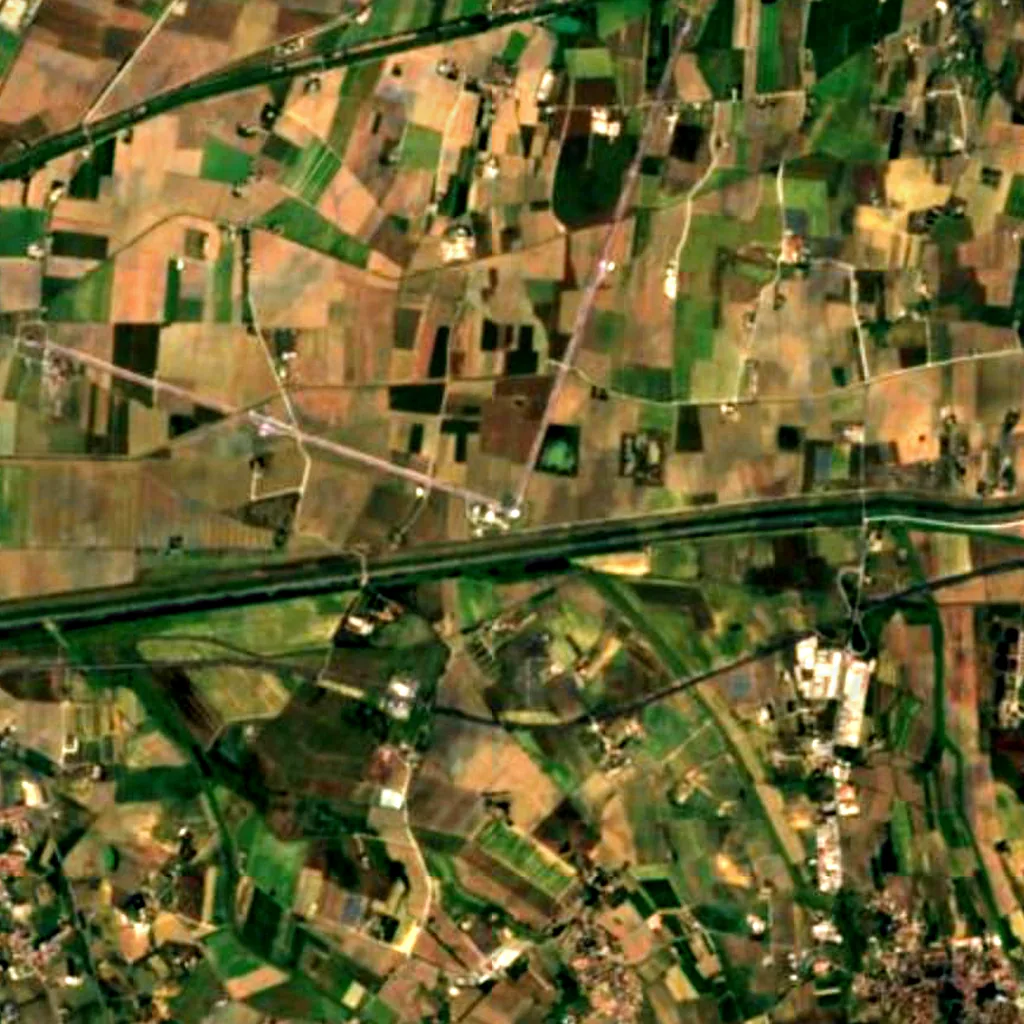 Virgo von oben gesehen (Sentinel-2)