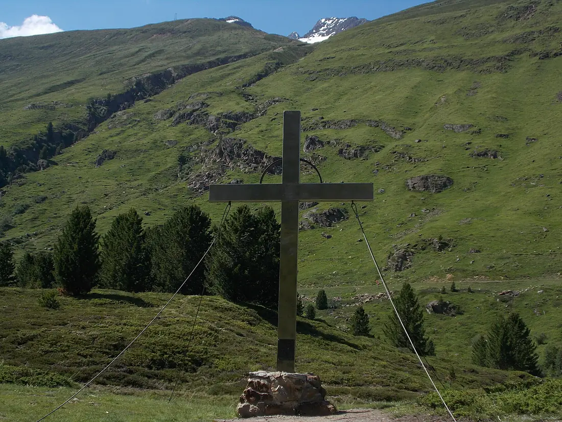 Altes Gipfelkreuz der Wildspitze