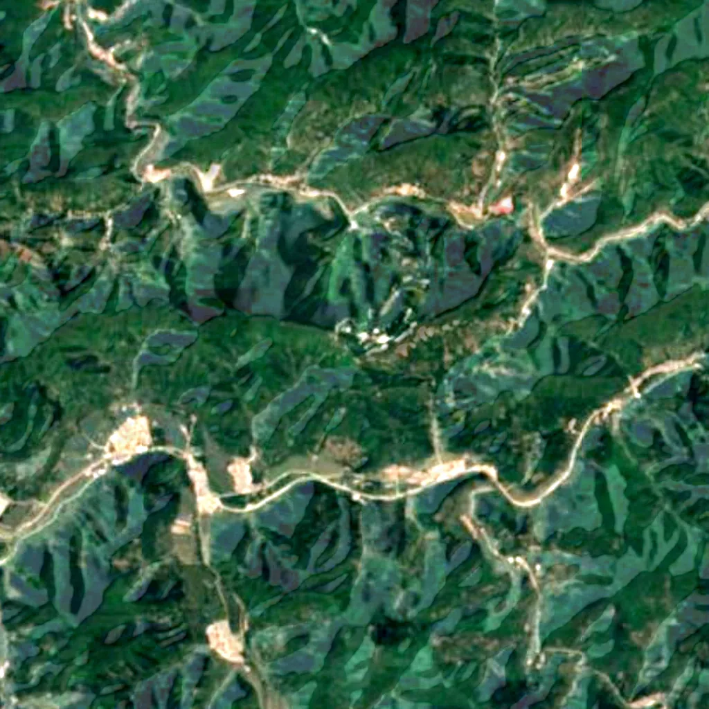 Xinglong Station vu d'en haut (Sentinel-2)