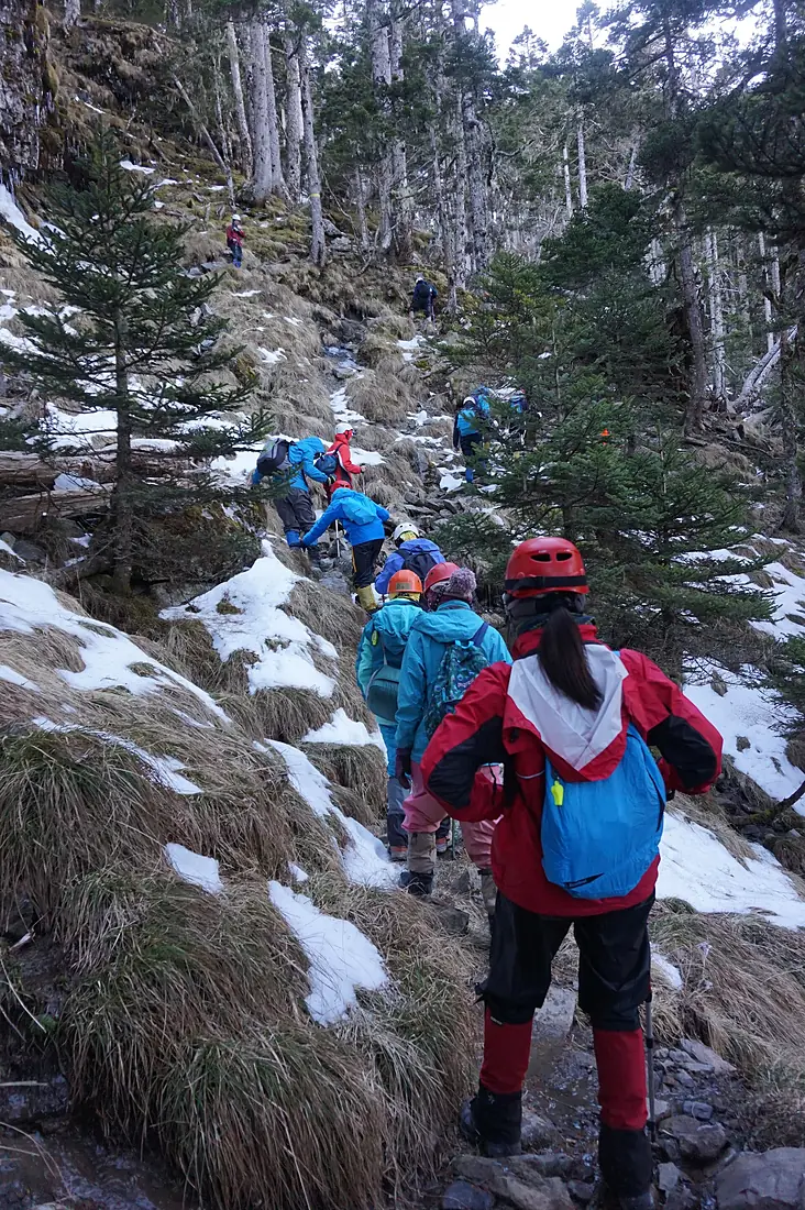 Xue climbing