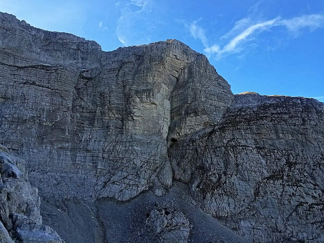 The North Face of Zla Kolata mountain